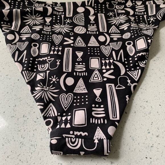 NWT Onia Sabrina Swim High Waist Geo Bikini Bottom XS - Picture 10 of 12
